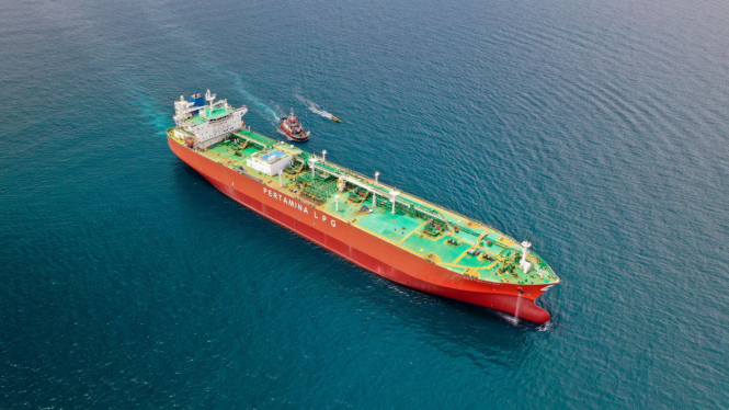 Kapal PT Pertamina International Shipping (PIS)