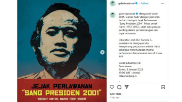 Galeri Nasional buka pameran Jejak Perlawanan Sang Presiden 2001