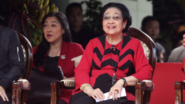 Megawati Soekarnoputri di HUT PDI Perjuangan ke-52