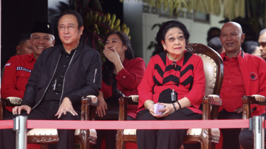 Megawati Soekarnoputri di HUT PDI Perjuangan ke-52