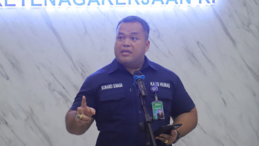 Kepala Biro Humas Kemnaker, Sunardi Manampiar Sinaga.