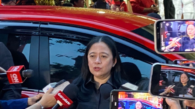 Ketua DPP PDIP, Puan Maharani di Acara HUT Partai ke-52