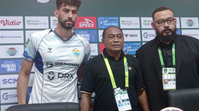 Pemain PSKC Cimahi, Matheus Silva (foto: Dede Idrus) 