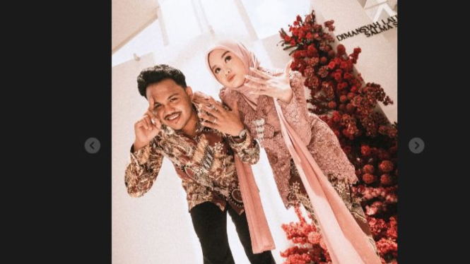 Salma Salsabil dan Dimansyah Laitupa