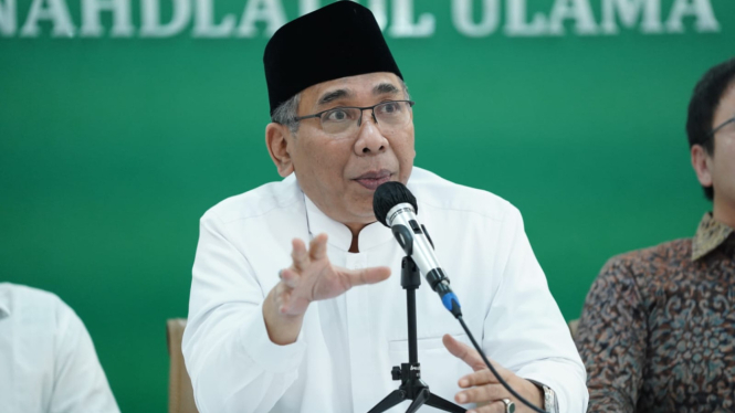 Ketua Umum Nahdlatul Ulama (NU) Yahya Cholil Staquf (Gus Yahya).