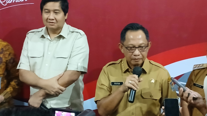 Menteri Dalam Negeri Tito Karnavian di Tangerang