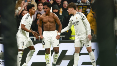 Pemain Real Madrid, Endrick rayakan gol
