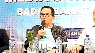 [dok. Kepala Badan Bank Tanah, Parman Nataatmadja, dalam media gathering di Bandung, Jawa Barat, Sabtu, 18 Januari 2025]