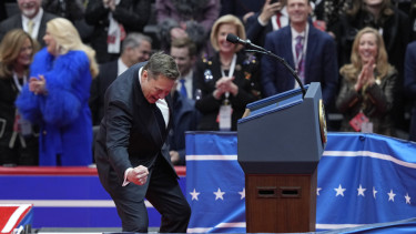 Elon Musk di Pelantikan Donald Trump Menjadi Presiden Amerika Serikat (AS).