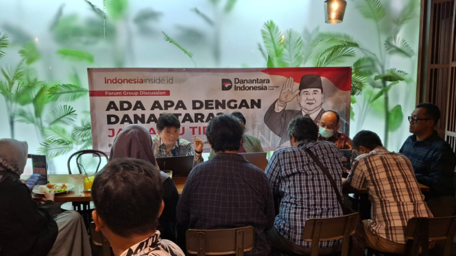 Konferensi pers danantara