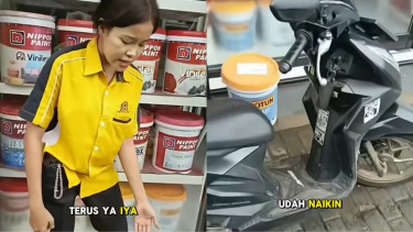 Niat Mau Viralin Gegara Pesanan Cat 20 Liter, Ojol Ini Malah Dirujak Warganet