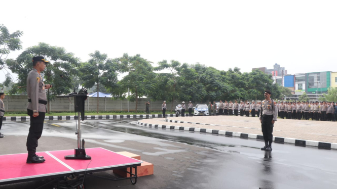 Persiapan pasukan pengamanan imlek 2025 di Kota Tangerang