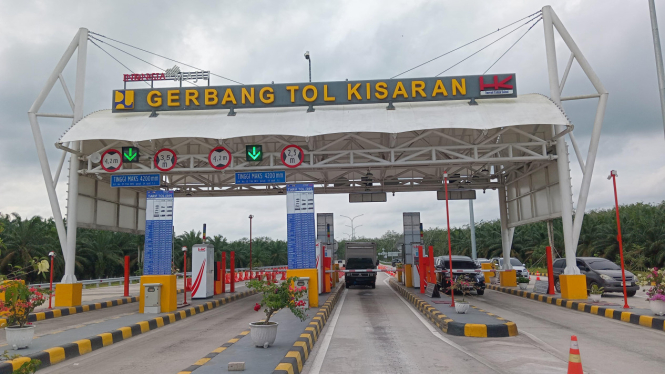 Gerbang Tol Kisaran.(dok HK)