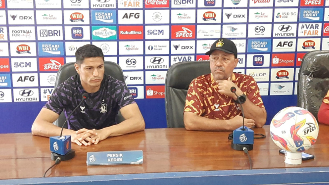 Jumpa Pers Persik Jelang Lawan Barito Putera, Kamis, 30 Januari 2025.