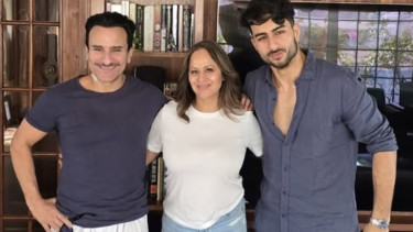 Saif Ali Khan dan Putranya, Ibrahim Ali Khan