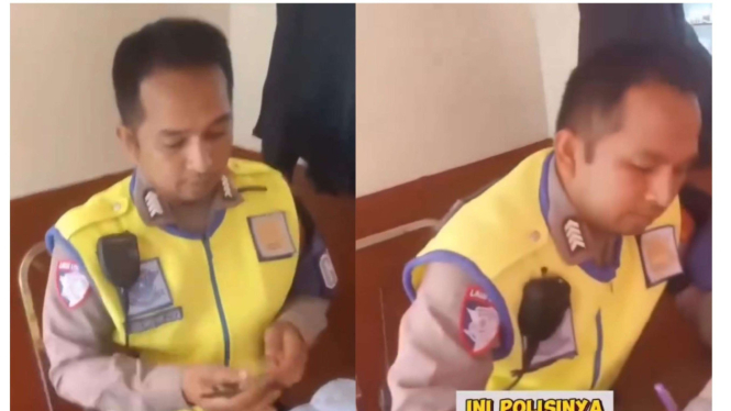 Viral Pria Ngamuk Saat Ditilang di Banjarmasin Ngaku Punya Banyak Bekingan