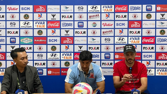 Jumpa Pers Madura United Usai Lawan Persis, Sabtu, 1 Februari 2025