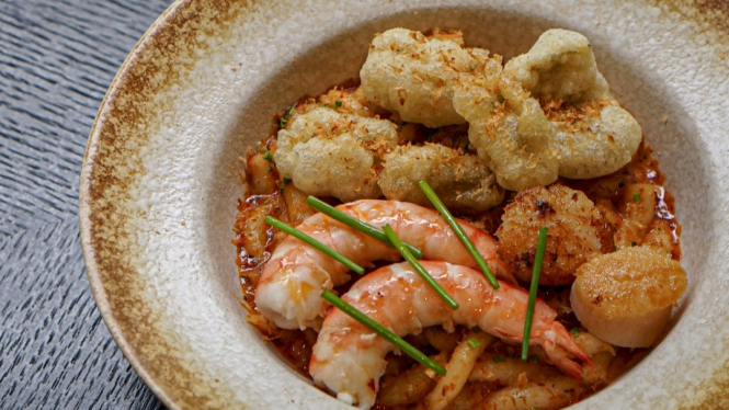 Ilustrasi Tom Yam Seafood