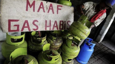 Pemerintah minta masyarakat untuk tidak melakukan pembelian berlebihan atau menimbun gas LPG 3 kg. 