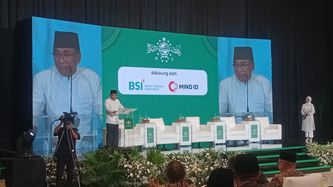 Ketua Umum PBNU Gus Yahya di Acara Sarasehan Ulama