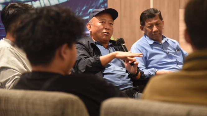 Direktur Utama PT Persib Bandung Bermartabat, Glenn Sugita (foto: Dede Idrus) 