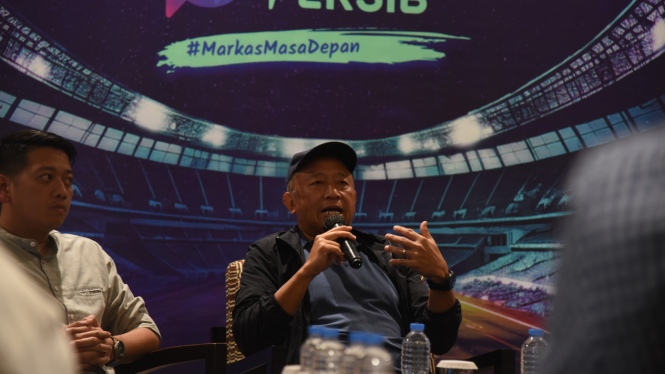 Direktur Utama PT Persib Bandung Bermartabat, Glenn Sugita (foto: Dede Idrus) 