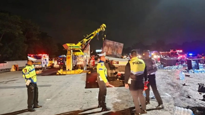 Kecelakaan maut di Gerbang Tol Ciawi