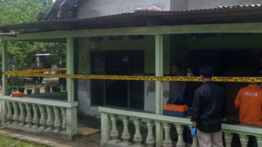 Lokasi penemuan jenazah perempuan ditutup kain merah di Bantul (dok Humas Polres Bantul)