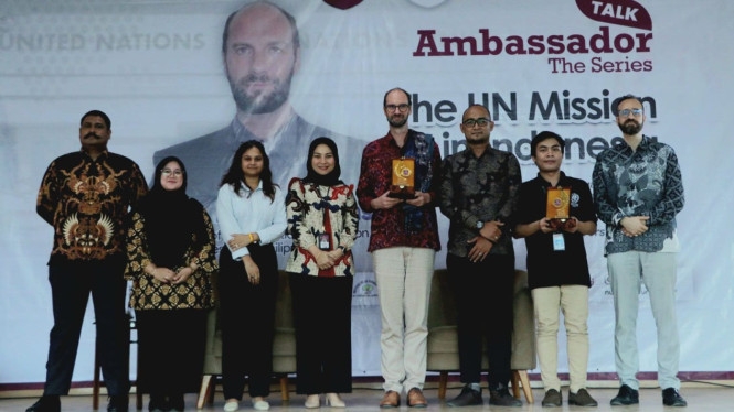 Direktur Pusat Informasi PBB bicara misi pembangunan di Nusa Putra University