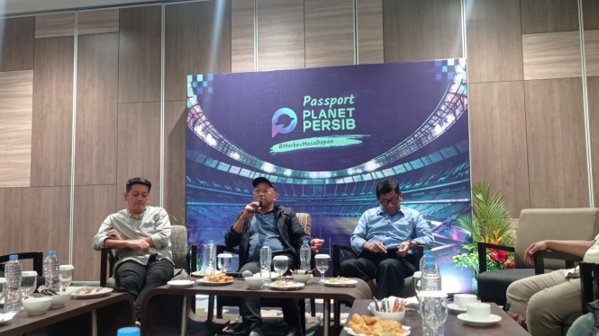 Direktur PT Persib Bandung Bermartabat, Glenn Sugita (foto: Dede Idrus) 