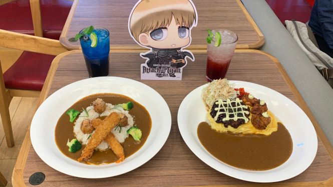 Monster Curry dan Attack on Titan