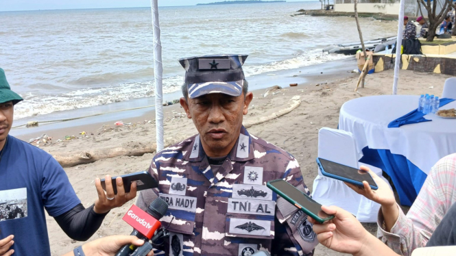 Kadispenal Laksma TNI I Made Wira Arsanta Hadi di Tangerang