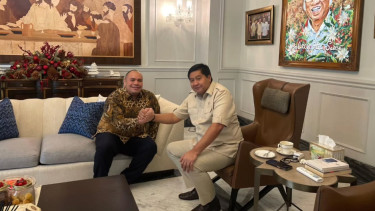 Pandu Sjahrir dan Menteri Perumahan dan Kawasan Permukiman (PKP) Maruarar Sirait