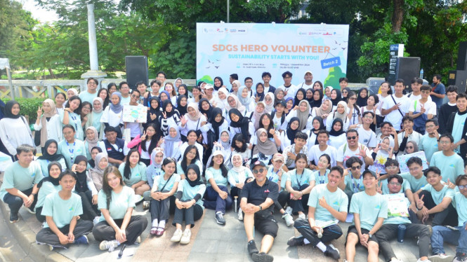 Salah satu kegiatan dalam Kampus Leaders Program SDGs Hero Volunteer