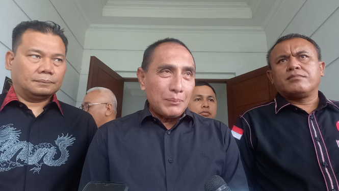 Calon Gubernur Sumut nomor 2, Edy Rahmayadi.(B.S.Putra/VIVA)