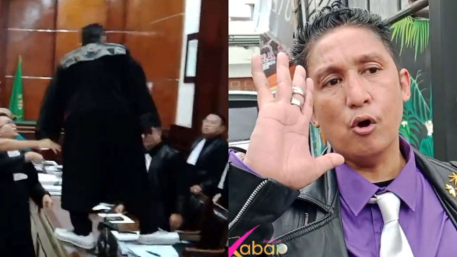 Firdaus Oiwobo Sebut Aksi Injak Meja di Ruang Sidang Hal Wajar