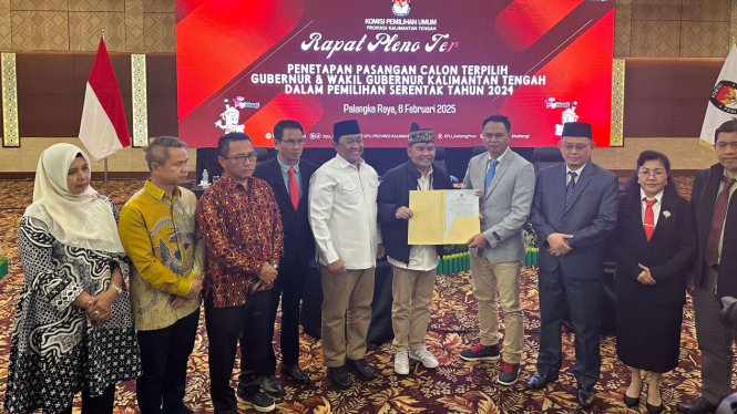 Agustiar Sabran-Edy Pratowo ditetapkan jadi gubernu dan wagub Kalteng