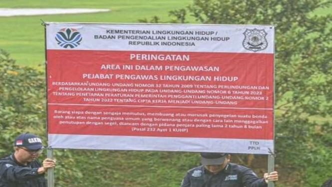 KEK Lido Sukabumi yang digarap Grup MNC Hary Tanoe disegel pemerintah
