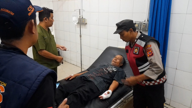 Korban kekerasan geng motor di Tasikmalaya