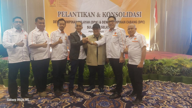Pelantikan pengurus ASPRINDO DPW Sulsel