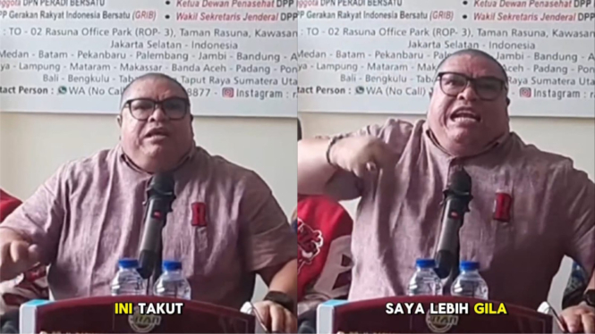 Viral Video Razman Nasution Gebrak Meja Sebut Tak Takut Masuk Penjara