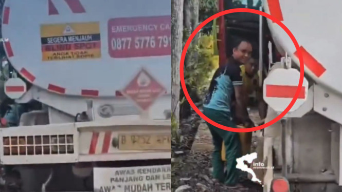 Sopir Truk Pertamina Diduga Mencuri BBM di Kendari
