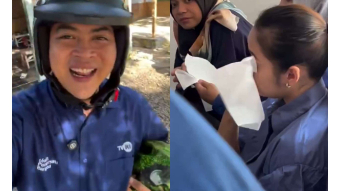 Momen Sedih Karyawan TVRI kena PHK akibat Efisiensi Anggaran
