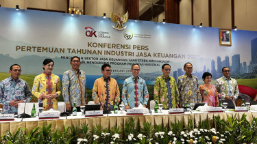 Konferensi pers Pertemuan Tahunan Industri Jasa Keuangan Keuangan 2025