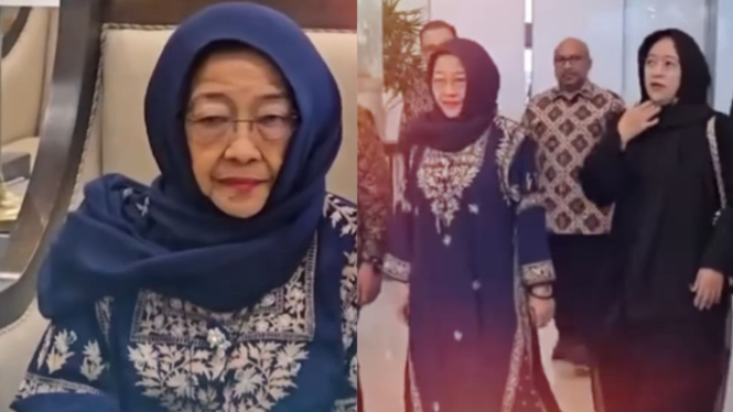Megawati Pakai Kerudung saat Umrah, Warganet Beri Pujian