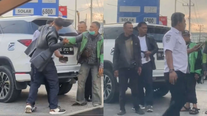 Tak Terima Ditegur Serobot Antrean SPBU, Sopir Fortuner Tusuk Kernet Bus Damri