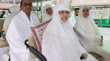 Presiden RI ke-5 Megawati Soekarnoputri Jalani Ibadah Umrah di Tanah Suci