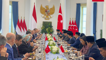 Dok. Istimewa, Deretan Menteri Kabinet Merah Putih Ikut Pertemuan Bilateral dengan Delegasi Turki