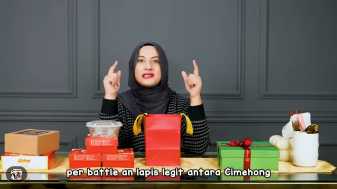 Tasyi Athasyia Adu Kue Lapis Legit yang Viral di TikTok