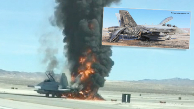 VIVA Militer: Bangkai jet tempur EA-18G Growler